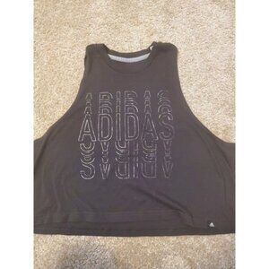 Adidas crop top muscle shirt